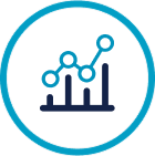 Data chart icon.
